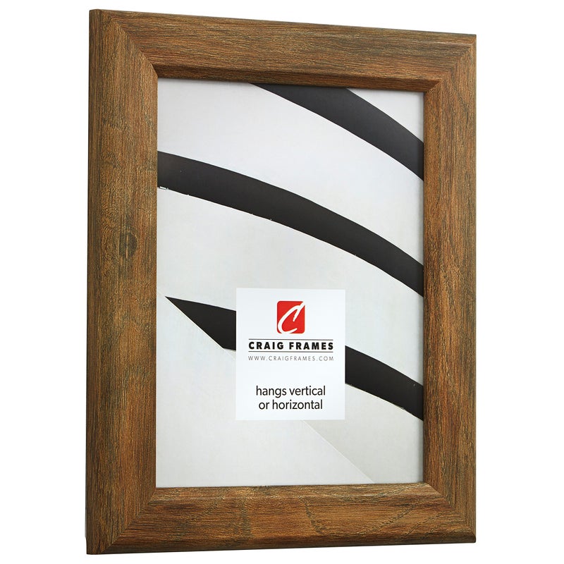 Craig Frames Arthur 10x12 Picture Frame, Brown Barnwood, Rustic Wall Display - Image 2